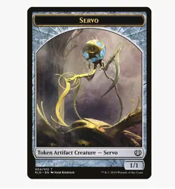 Four (4) x MTG SERVO 1/1 ARTIFACT CREATURE TOKEN - KALADESH KLD TOKENS - Image 1