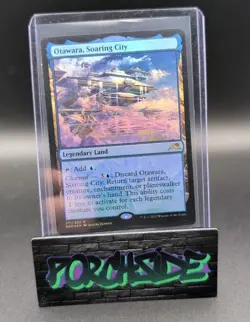 MTG Otawara Soaring City Foil NM-Mint Kamigawa Neon Dynasty - Image 3