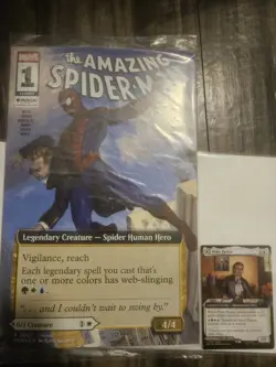 The Amazing Spider-Man NYCC 2025 Magic The Gathering Comic + MTG Promo Card - Image 1