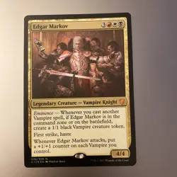 Foil EDGAR MARKOV Magic the Gathering MTG Foil - Image 1