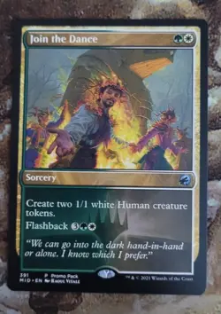 MTG Magic the Gathering Join the Dance (391/473) Innistrad Midnight Hunt Promo - Image 1
