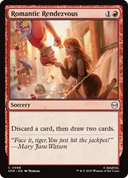 MTG Romantic Rendezvous [Marvel's Spider-Man] Near Mint Magic - Image 1