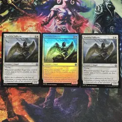 1 x Foil & 2Non-Foil Youthful Valkyrie - Magic: The Gathering Foundations MTG NM - Image 1