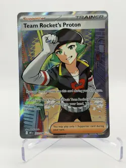 2025 Pokemon TCG - Team Rocket's Proton 227/182 Destined Rivals Holo NM - Image 1