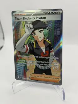 2025 Pokemon TCG - Team Rocket's Proton 227/182 Destined Rivals Holo NM - Image 3