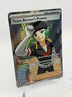 2025 Pokemon TCG - Team Rocket's Proton 227/182 Destined Rivals Holo NM - Image 4