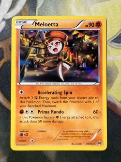 *VINTAGE* Pokemon TCG Meloetta 85/162 Holo Rare XY Breakthrough - Image 1