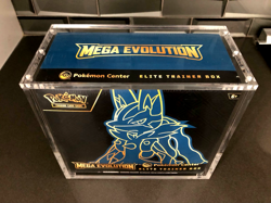 Mega Evolution Lucario Pokemon Center PC ETB *SEALED* in Acrylic case - Image 2
