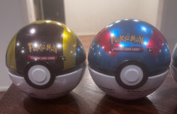 Pokemon TCG PokeBall Tin Brand New Factory Sealed set of 2 - Image 1