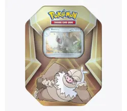 Pokemon TCG Triple Whammy Dragon Back Collector Tin SLAKING with 3 Packs - Image 1