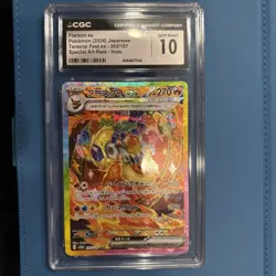 2024 Pokemon Japanese Flareon ex - Holo #202 CGC Gem Mint 10 - Image 1
