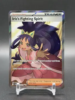 Iris's Fighting Spirit 180/159 Sv09: Journey Together Ultra Rare Pokemon TCG - Image 1