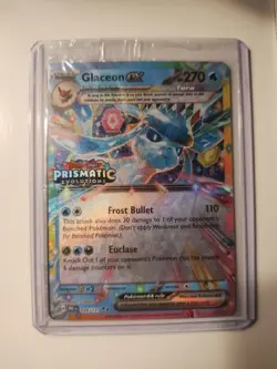 Pokemon TCG - Glaceon EX 26/131 Stamped Promo from Prismatic Evolutions - Image 1