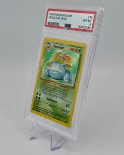 1999 Venusaur Base Set Unlimited Holo Pokemon 15/102 PSA 8 NM/MT - Image 3