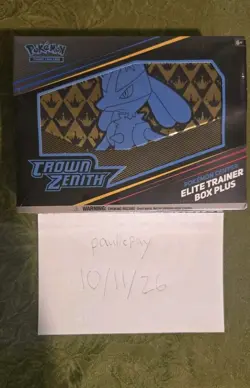 Crown Zenith Pokemon Center Exclusive Elite Trainer Box Plus - Sealed/New - Image 1