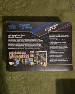 Crown Zenith Pokemon Center Exclusive Elite Trainer Box Plus - Sealed/New - Image 3