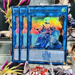 3x Yugioh Playset Mekk-Knight Crusadia Avramax BLMM-EN095 Ultra Rare Near Mint - Image 1