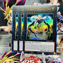 3x Yugioh Playset Number 69: Heraldry Crest BLMM-EN153 Ultra Rare 1st Near Mint - Image 1