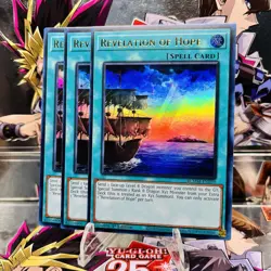 3x Yugioh Playset Revelation of Hope BLMM-EN039 Ultra Rare 1st Ed Near Mint - Image 1