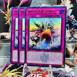 3x Yugioh Playset Orcust Crescendo BLMM-EN098 Ultra Rare 1st Ed Near Mint - Image 1