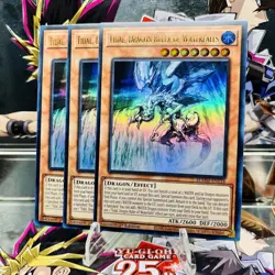 3x Yugioh Playset Tidal, Dragon Ruler of Waterfalls BLMM-EN118 Ultra Rare NM - Image 1