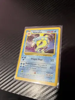 Pokemon TCG Gyarados Holo Rare Card Base Set 1999 Wizards Print - Image 2