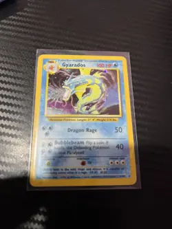 Pokemon TCG Gyarados Holo Rare Card Base Set 1999 Wizards Print - Image 3
