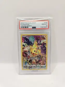 Pokemon Card Pikachu 160/159 Set Zenith Regale PSA 10 GEM-Mint ENG - Image 1