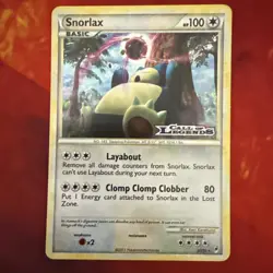 Snorlax 33/95 Stamped Holo Rare Call of Legends Pokemon TCG Card - Image 1