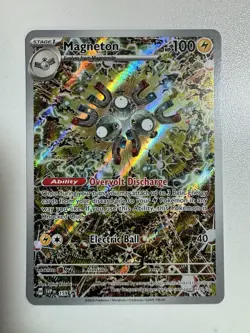 Pokemon TCG Magneton 159 Surging Sparks Black Star Promo English Card - Image 1