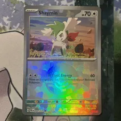 Pokemon Card Shaymin 087/131 Poke Ball Reverse Holo Prismatic Evolutions NM - Image 1