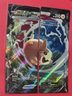 ULTRA RARE Morpeko V-Union 4-Card Set Pokemon TCG SWSH215-218 Holo Promo - NM - Image 1