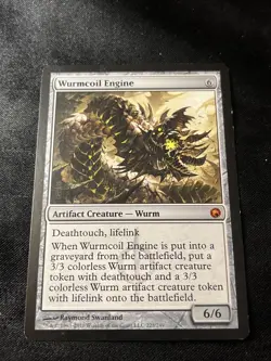 Magic: The Gathering Wurmcoil Engine Artifact Creature Card - Image 1