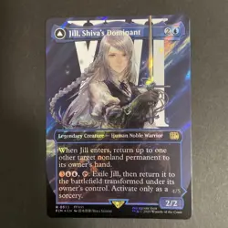 Mtg Shiva'S Dominant Jill/Ice Summoner Shiva English Surge Foil - Image 1
