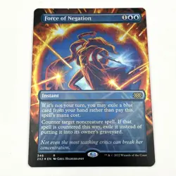 Force Of Negation Foil Borderless English Mtg - Image 1