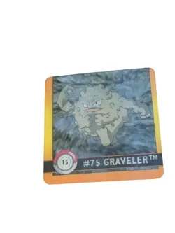 1999 GEODUDE GRAVELER #15 Artbox Pokemon Action Flipz Premier Edition Lenticular - Image 2