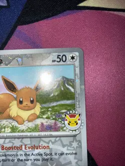 Eevee - (Pokemon Day 2025) (Reverse Cosmos Holo) 074/131 Reverse Holo - Image 3