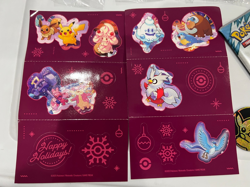 Pokemon Holiday Calendar 2025 Lot of 8 Promos, 7 Fun Packs, 2 Stickers, 2 Coins - Image 2