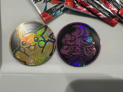 Pokemon Holiday Calendar 2025 Lot of 8 Promos, 7 Fun Packs, 2 Stickers, 2 Coins - Image 3