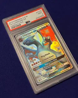 PSA 9 Charizard GX #SV49 Sun & Moon Hidden Fates 2019 Pokemon MINT - Image 2