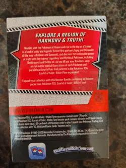 Pokemon scarlet and violet white flare booster bundle 6 packs inside box sealed - Image 2