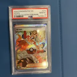 2024 Pokemon English PAF Arven SIR #235/091 PSA Gem Mint 10 - Image 1