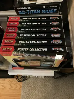 *** Pokemon Prismatic Evolutions Poster Collection Sealed Display Set-6 Boxes*** - Image 2