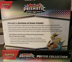 *** Pokemon Prismatic Evolutions Poster Collection Sealed Display Set-6 Boxes*** - Image 3