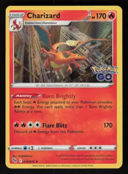Charizard Holo 010/078 Holo Rare Pokemon GO LP-NM - Image 1