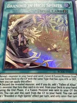 3x Branded In High Spirits | BODE-EN055 | Super Rare | NM | 1st Ed | YuGiOh! - Image 2