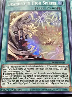3x Branded In High Spirits | BODE-EN055 | Super Rare | NM | 1st Ed | YuGiOh! - Image 5