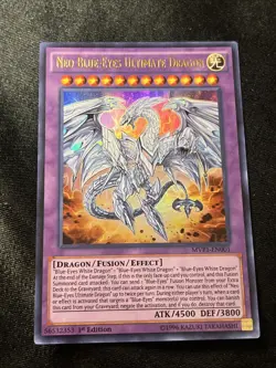 Yugioh Neo Blue-Eyes Ultimate Dragon MVP1-EN001 Ultra Rare 1st Ed VLP - Image 2