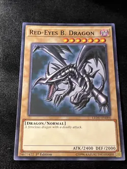 Yugioh Red-Eyes B. Dragon LEDU-EN000 Common 1st Ed NM - Image 1