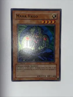 Yugioh Maha Vailo 1st Edition Mrl Obstruction Error Misprint Lp - Image 1